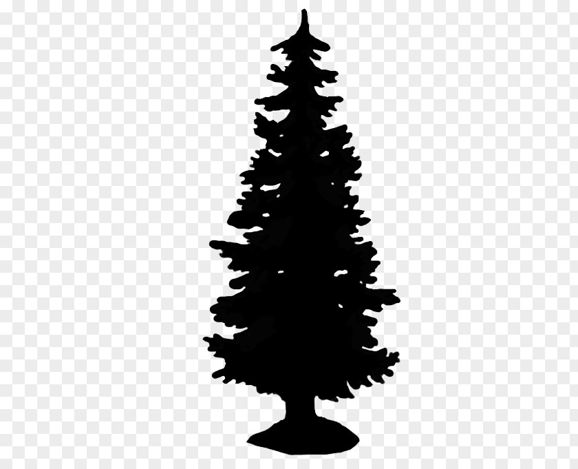 Christmas Tree Silhouette Clip Art PNG