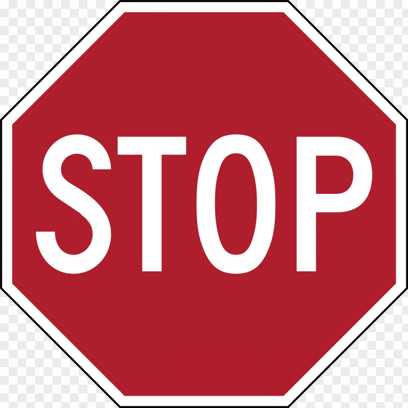 Sign Stop United States Manual On Uniform Traffic Control Devices PNG