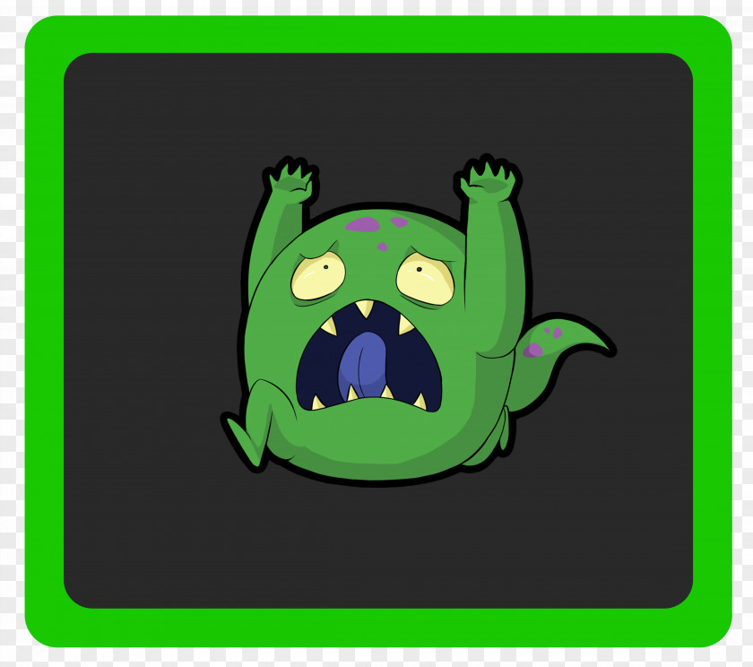 Amphibian Green Character Clip Art PNG