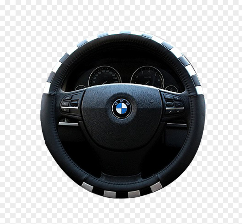 BMW Steering Wheel Car Alloy Hubcap PNG