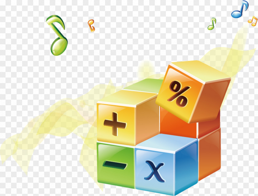 Cartoon Cube Mathematics ICO Symbol Icon PNG