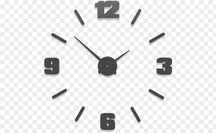 Clock Parede Furniture Number Wall PNG