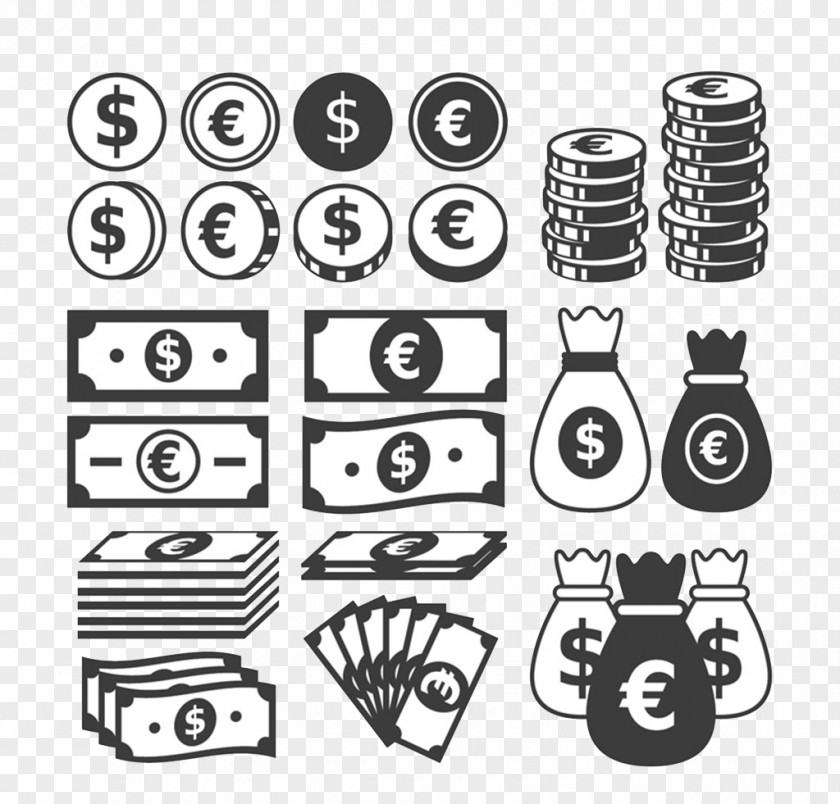 Coins And Banknotes Money Coin Banknote Icon PNG