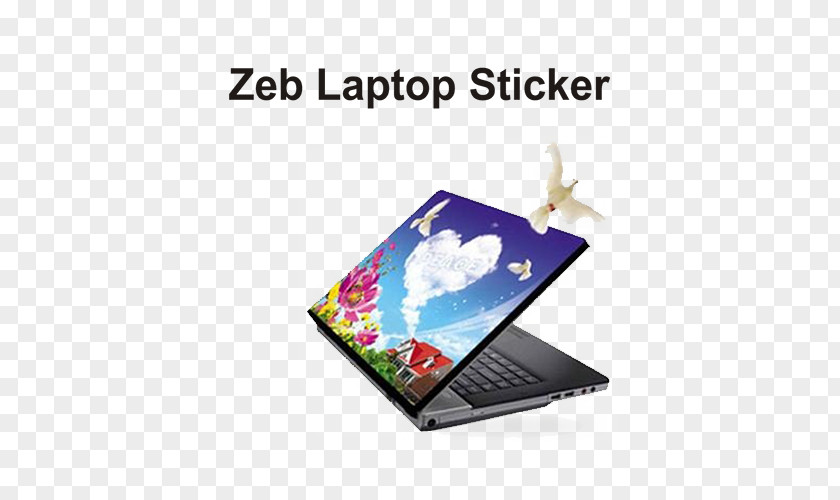 Laptop Brand Material Sticker PNG