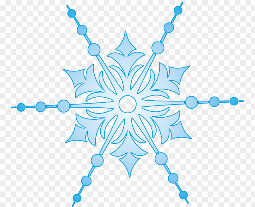 Snowflake Ice Crystal Clip Art PNG