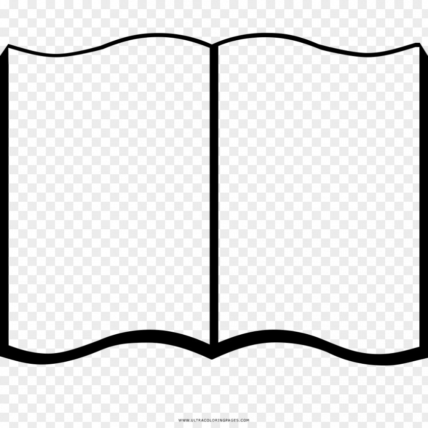 Book Coloring Drawing Black And White PNG