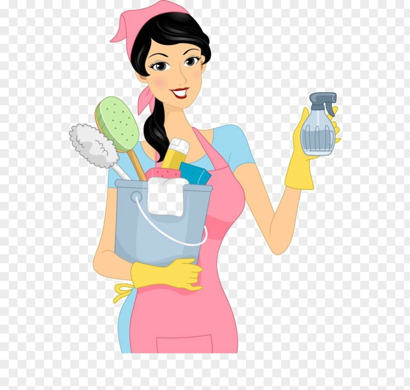 Cleanliness Charwoman Cartoon Housekeeper Clip Art PNG