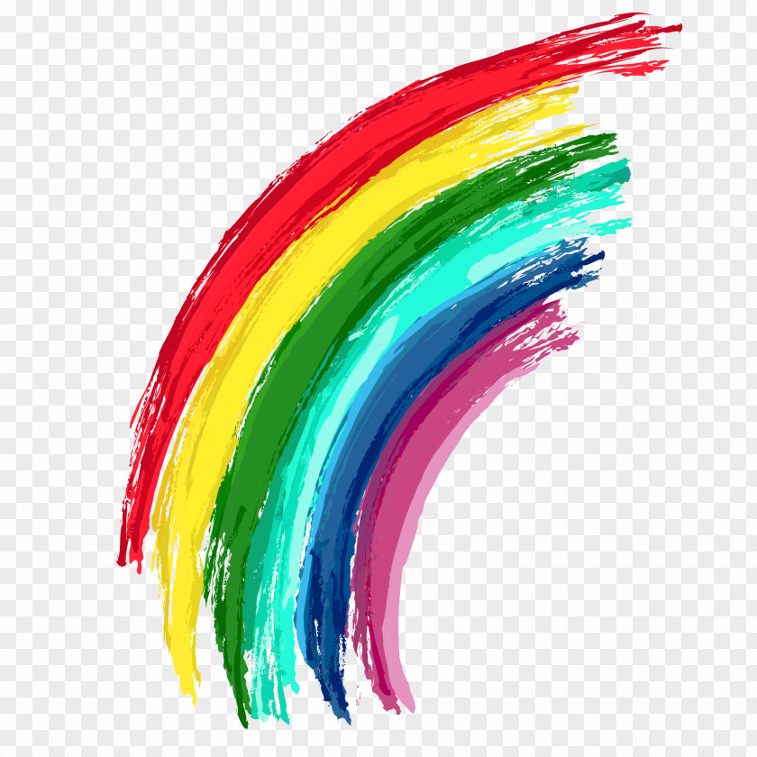 Rainbow Color Drawing PNG