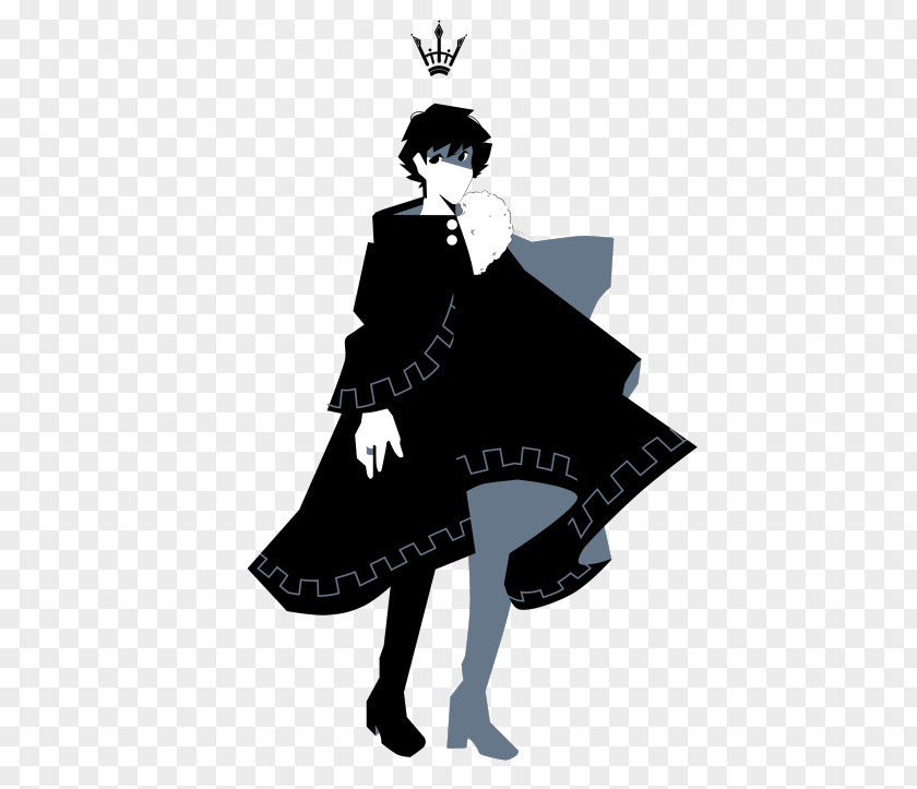 Silhouette Costume Design Black PNG