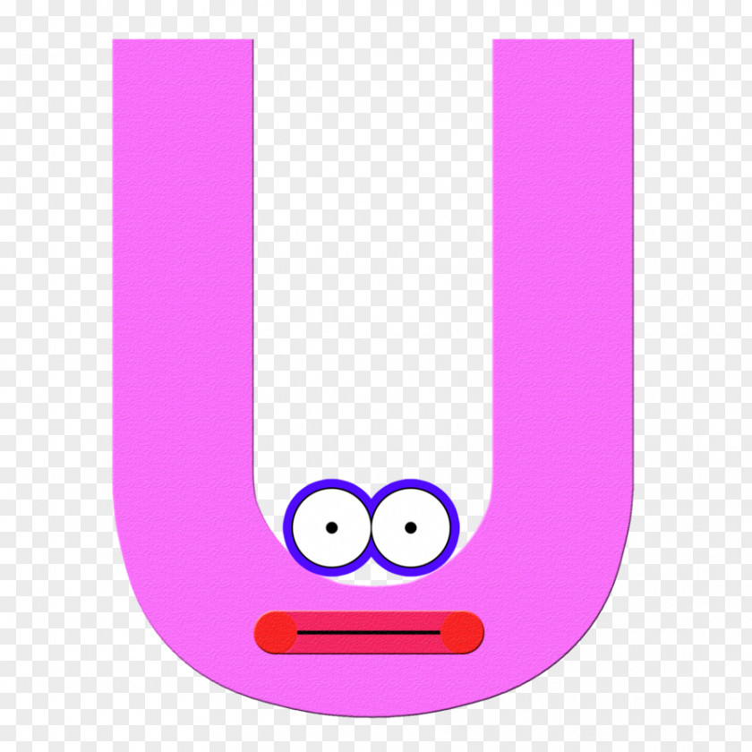 Smiley Pink M Font PNG