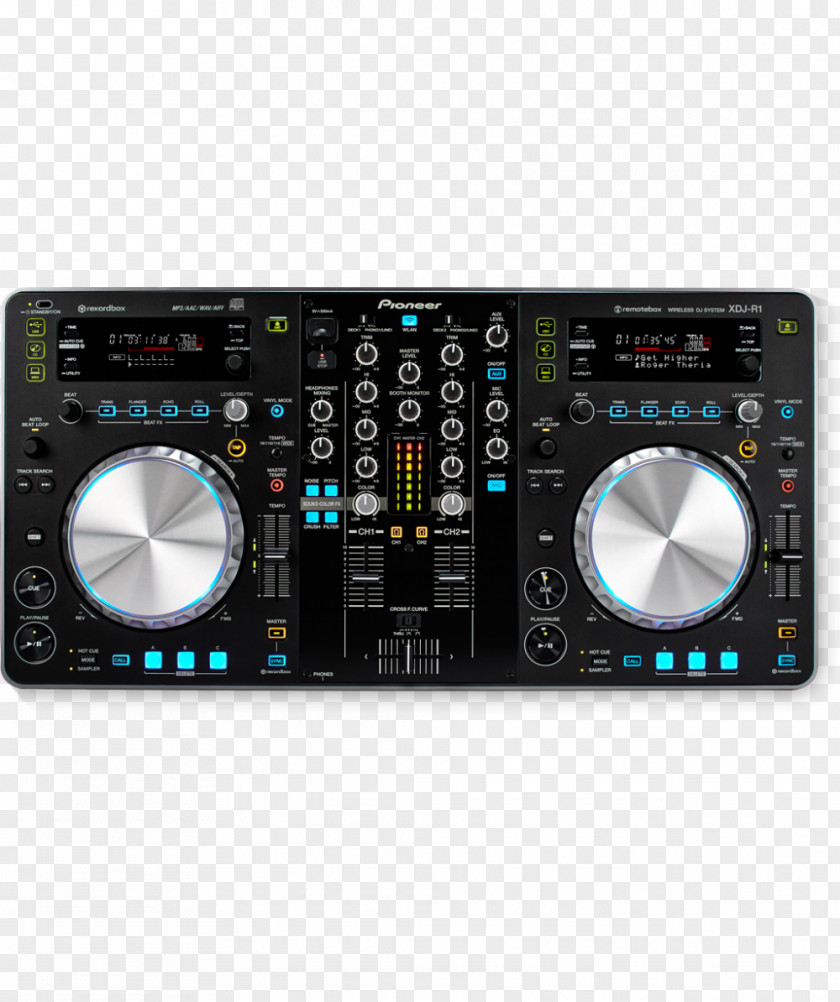USB DJ Controller Pioneer Audio Mixers Disc Jockey CDJ PNG
