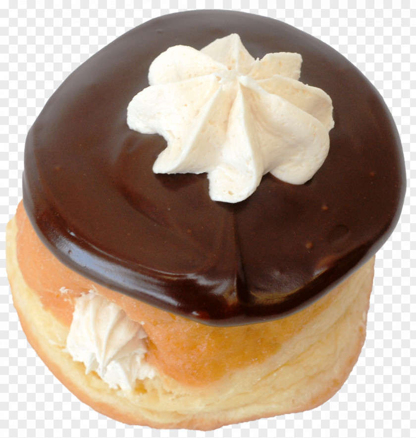 Donut Boston Cream Doughnut Paula's Donuts Bavarian PNG