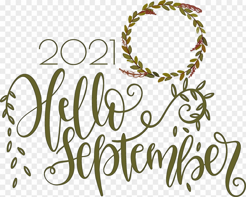 Hello September September PNG