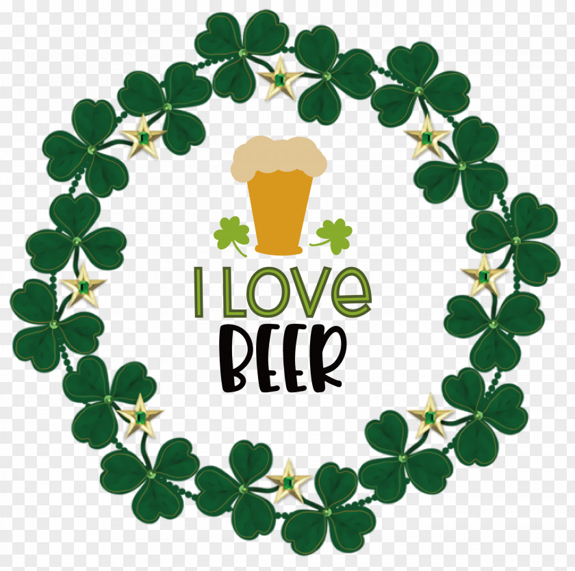 I Love Beer Saint Patrick Patricks Day PNG