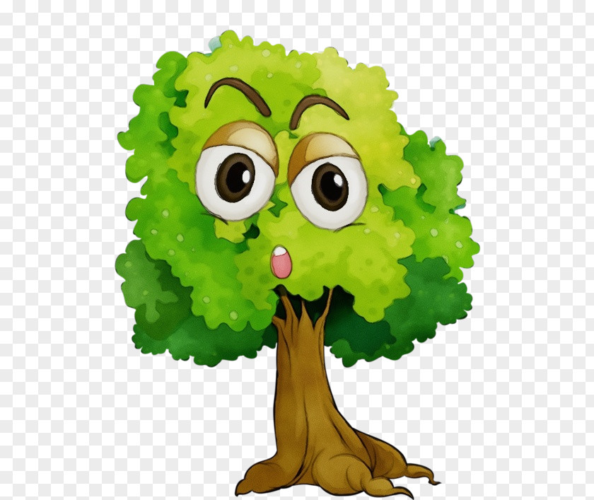 Leaf Vegetable Plant Green Cartoon Tree Animation PNG