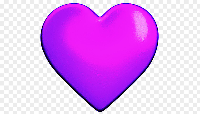 Love Magenta Heart Emoji Facebook PNG