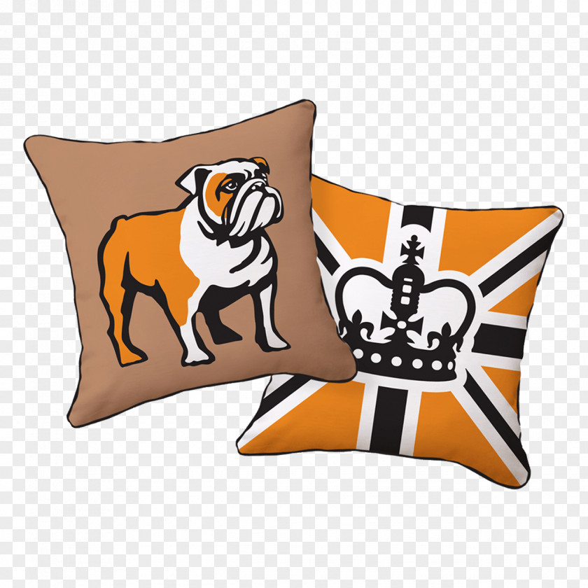 Pillows Throw Cushion Bedding Bulldog PNG