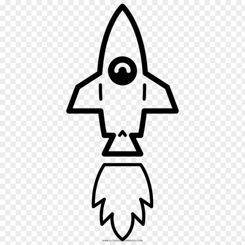 Rocket Spacecraft Drawing Space Exploration Cohete Espacial PNG