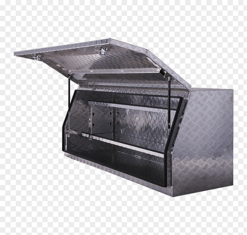 Gull-wing Door Tool Boxes Car Aluminium Ute PNG