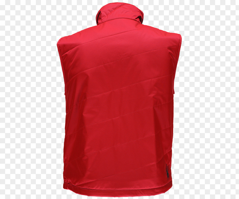 Red Undershirt Gilets Sleeveless Shirt Corporation Insulator PNG