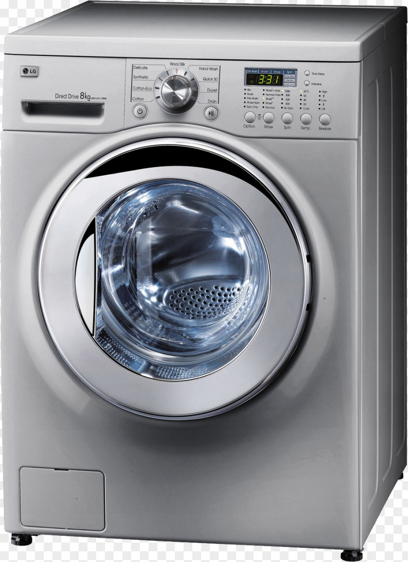 Washing Machine Combo Washer Dryer Clothes LG Corp PNG