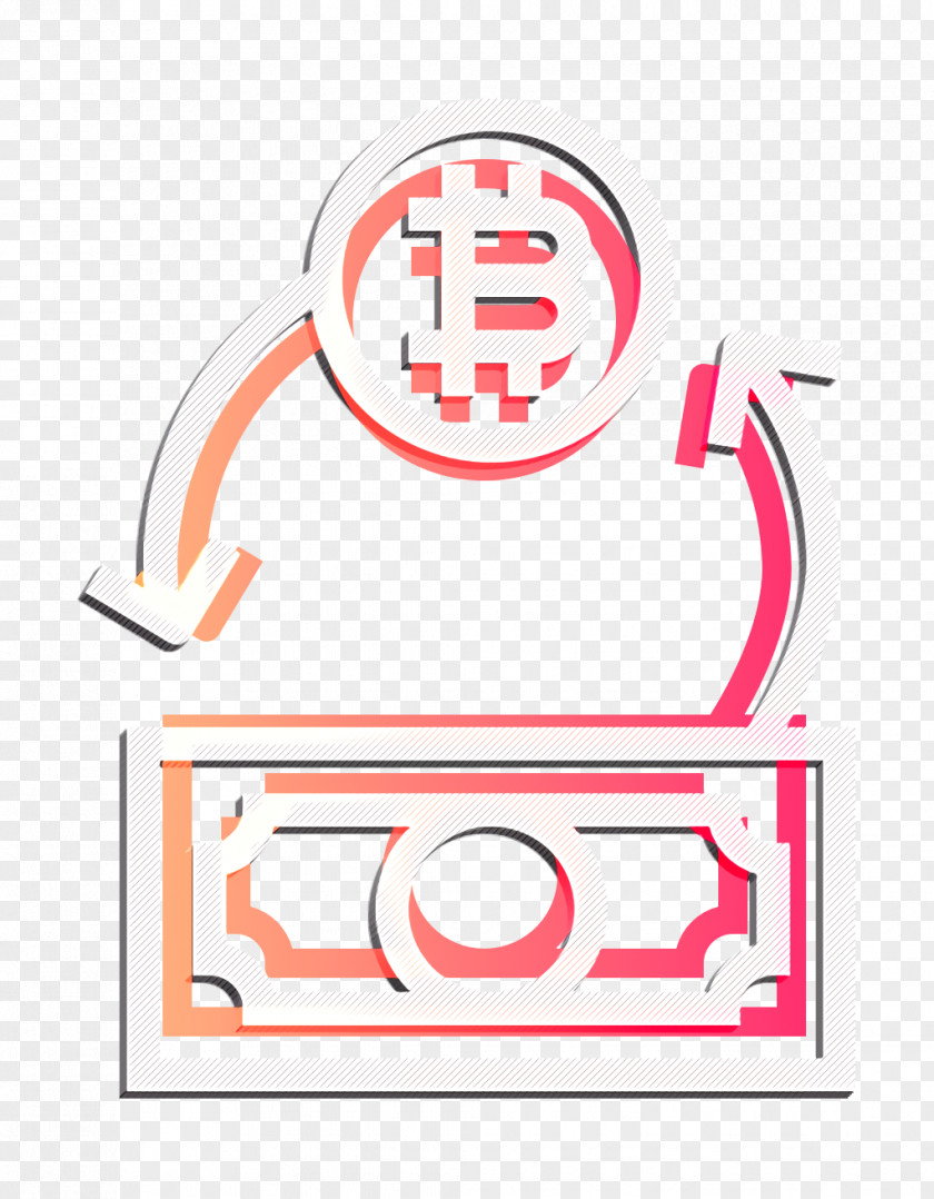 Exchange Icon Blockchain Bitcoin PNG