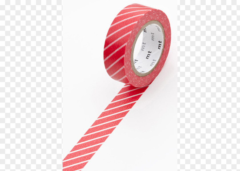 Red Tape Adhesive Masking Washi Gaffer PNG