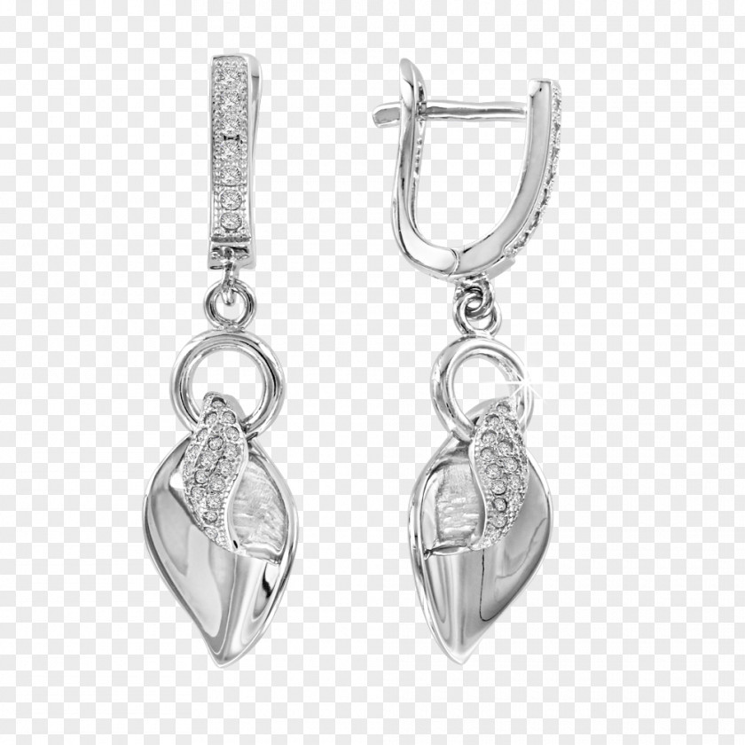 Silver Earring Locket Body Jewellery PNG