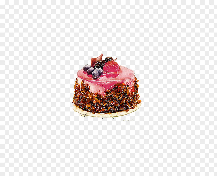 Strawberry Cake Juice Fruitcake Birthday Wedding PNG