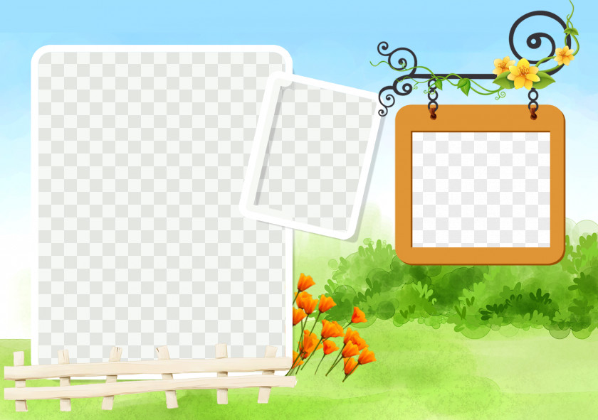 Children Photo Frame Template Child Picture Photography PNG