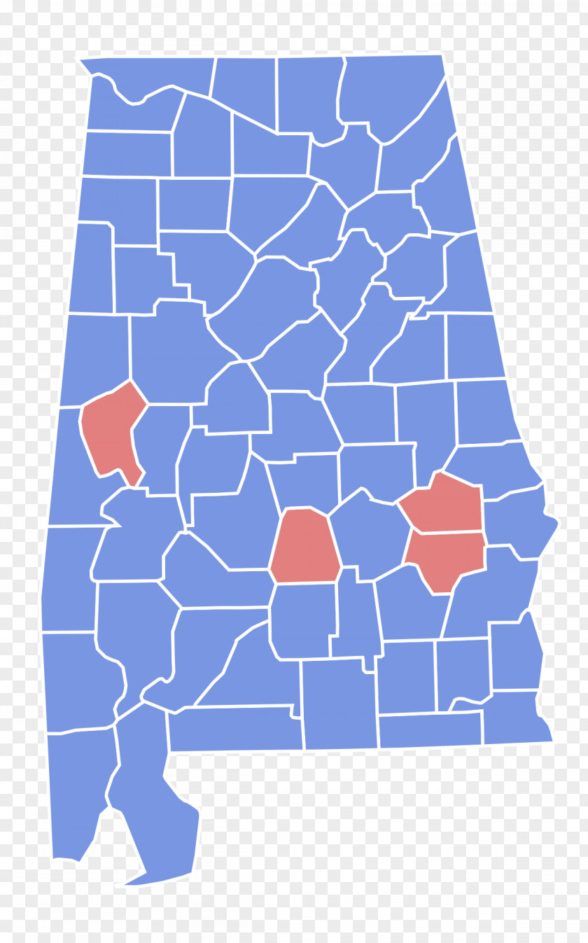 Map United States Senate Special Election In Alabama, 2017 Presidential 2016 PNG