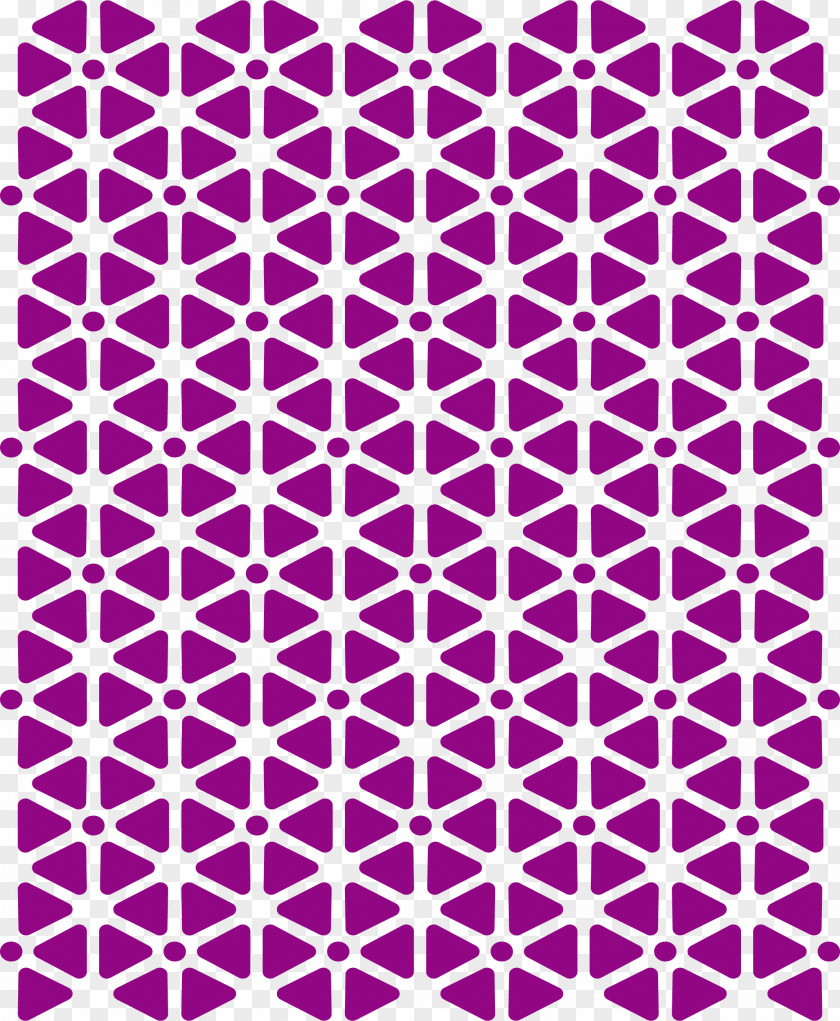 Purple Triangle Puzzle Pattern Reggae Poster PNG