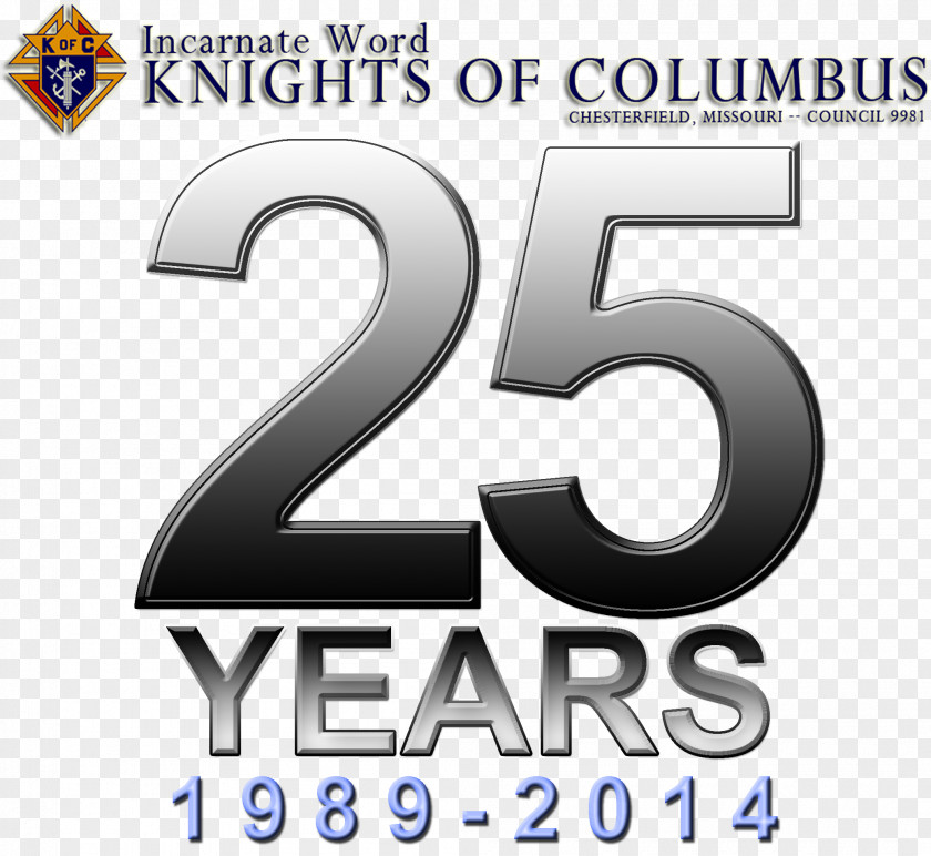 50th Anniversary Logo Number Brand Knights Of Columbus PNG