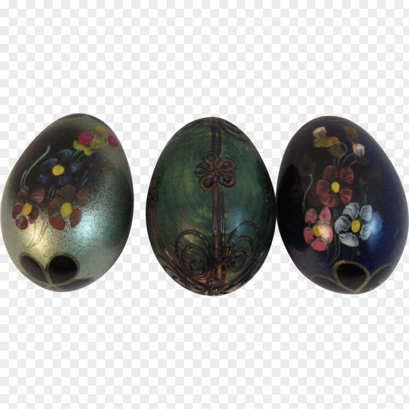 Hand-painted Easter Bead PNG