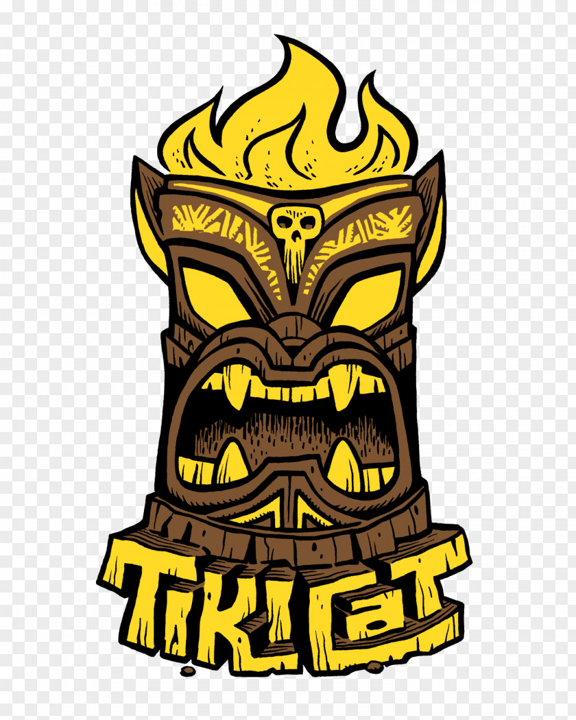 Tiki TikiCat Culture Bar Clip Art PNG