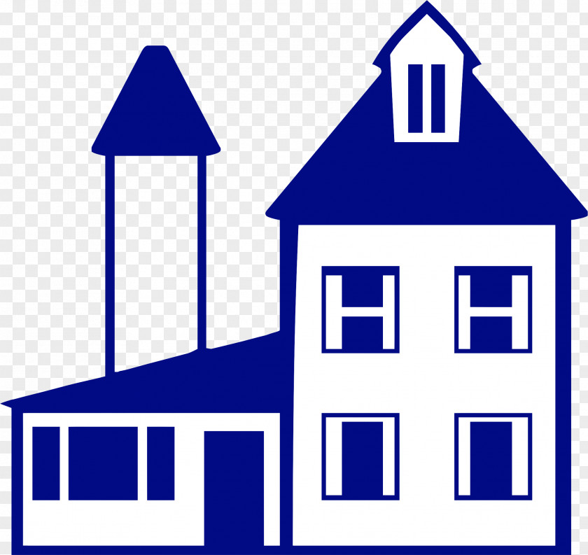 House Blue Cliparts Clip Art PNG