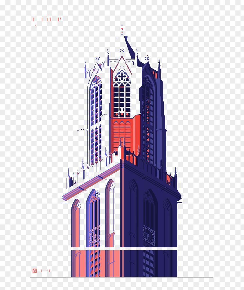 Church Building Pattern Graphic Design Illustration PNG