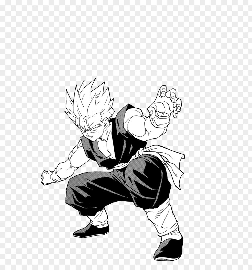 Goku Gohan Majin Buu Dragon Ball Drawing PNG