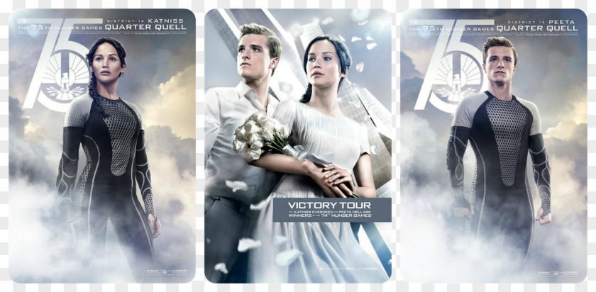 The Hunger Games Catching Fire Peeta Mellark Finnick Odair Katniss Everdeen Poster PNG