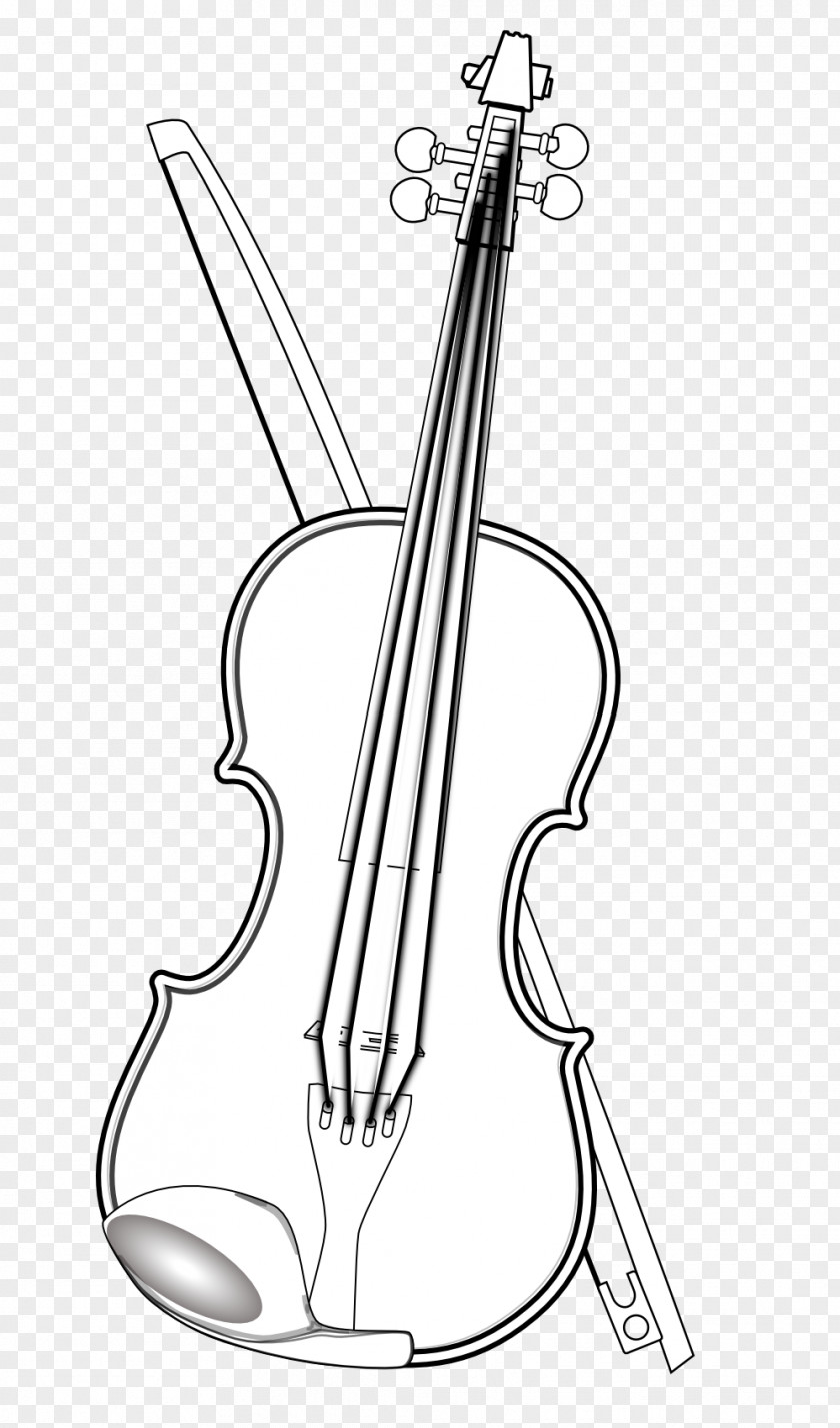Violin Black And White Drawing Clip Art PNG
