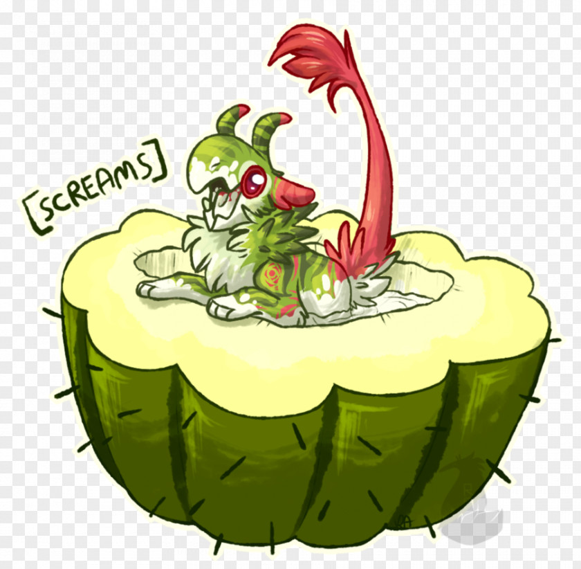 Watermelon Frog Flowerpot Clip Art PNG