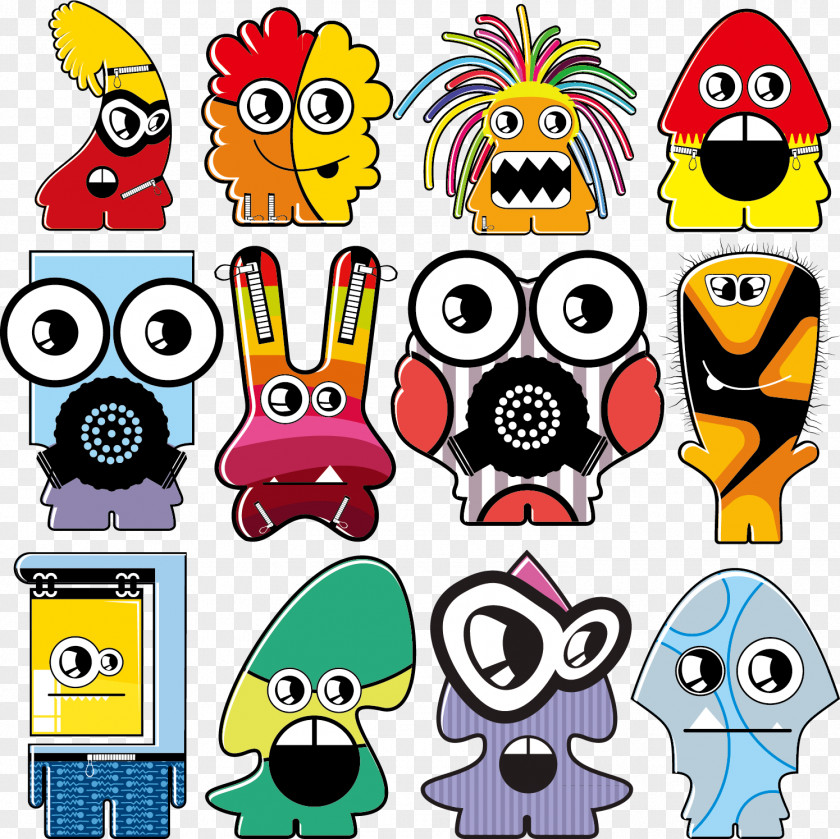 Cartoon Monster Photography PNG