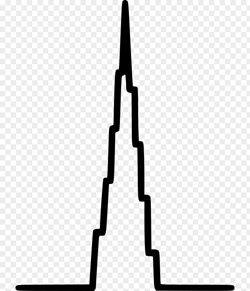Dubai Tower Burj Khalifa Skyscraper Architecture PNG