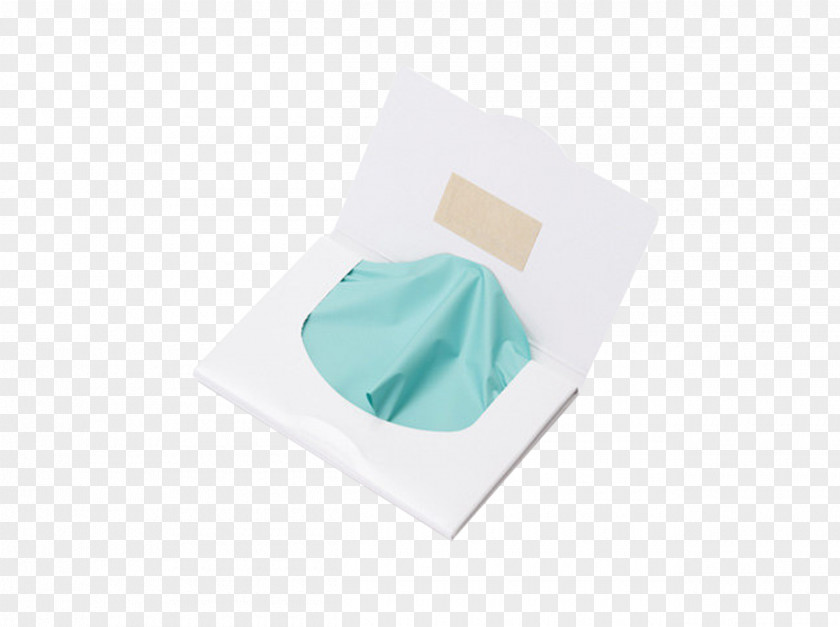 Oil-absorbing Paper Turquoise PNG