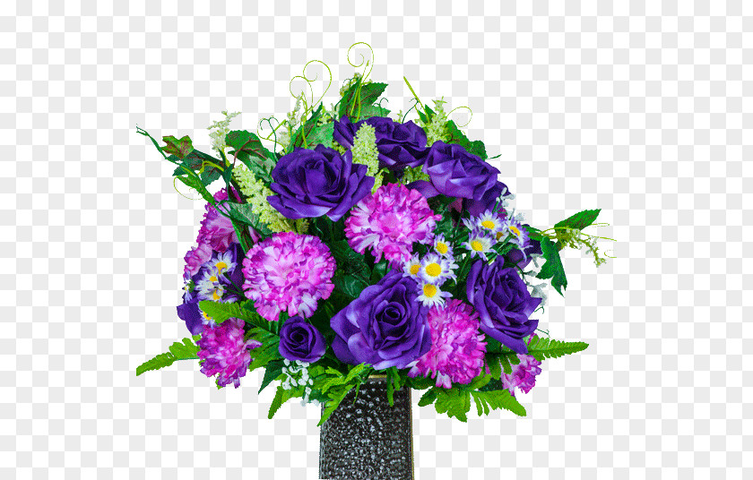Purple Flowers Cut Floral Design Floristry Flower Bouquet PNG