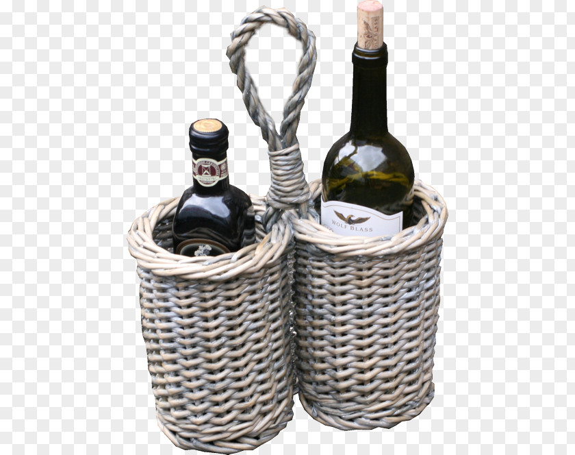 Shopping Baskets Handles Wine Racks Basket Bottle Hamper PNG