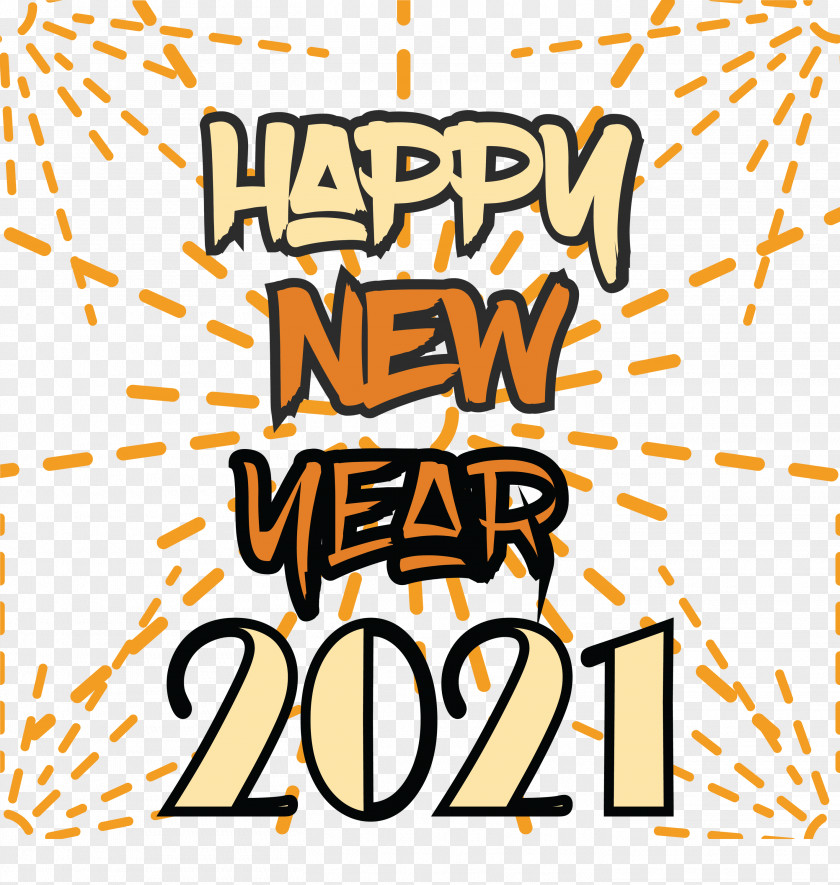 2021 Happy New Year PNG