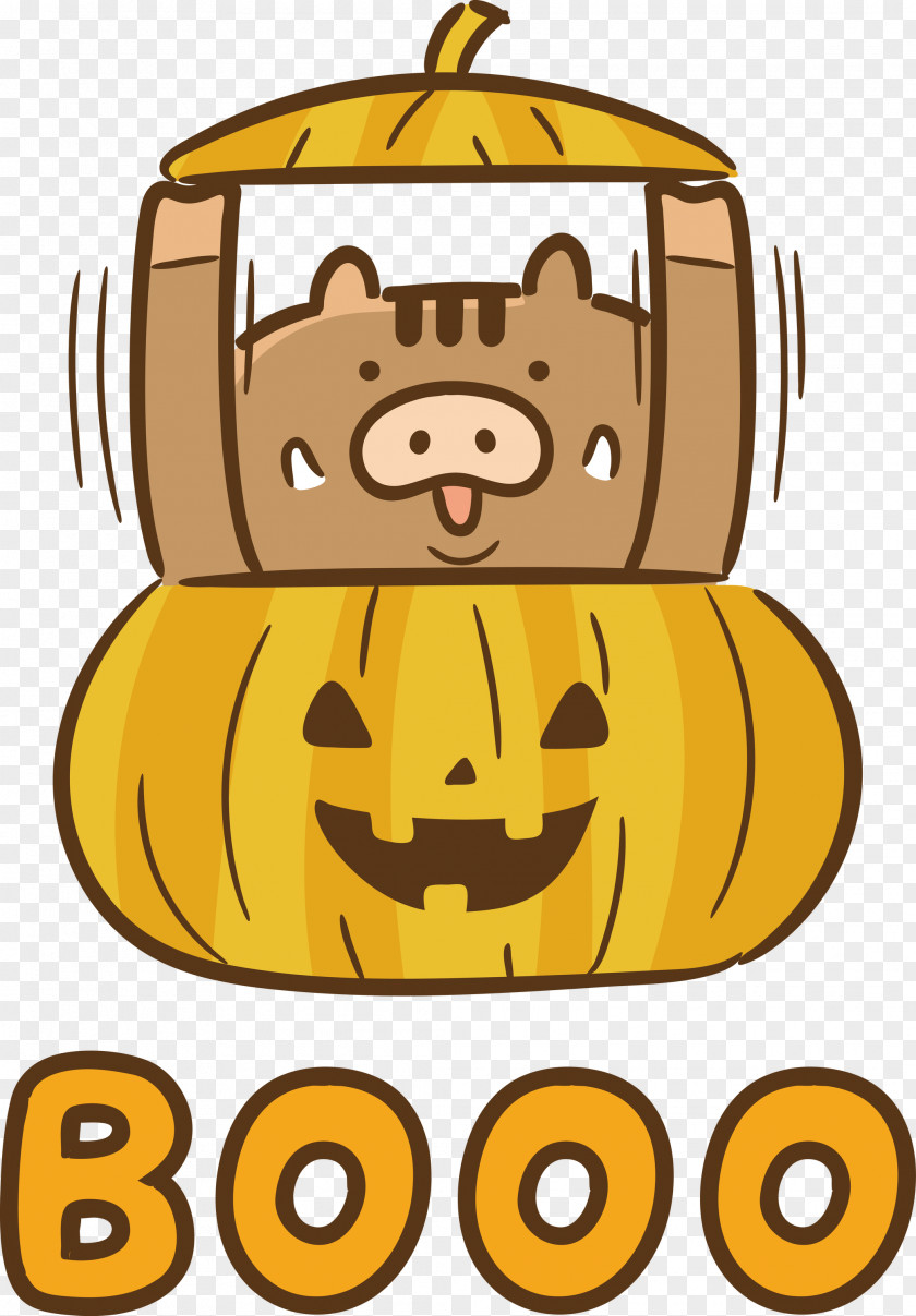 Booo Happy Halloween PNG