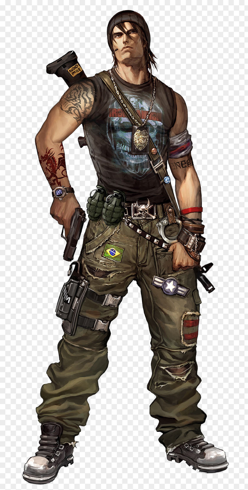 Dead Island Concept Art Drawing Character PNG