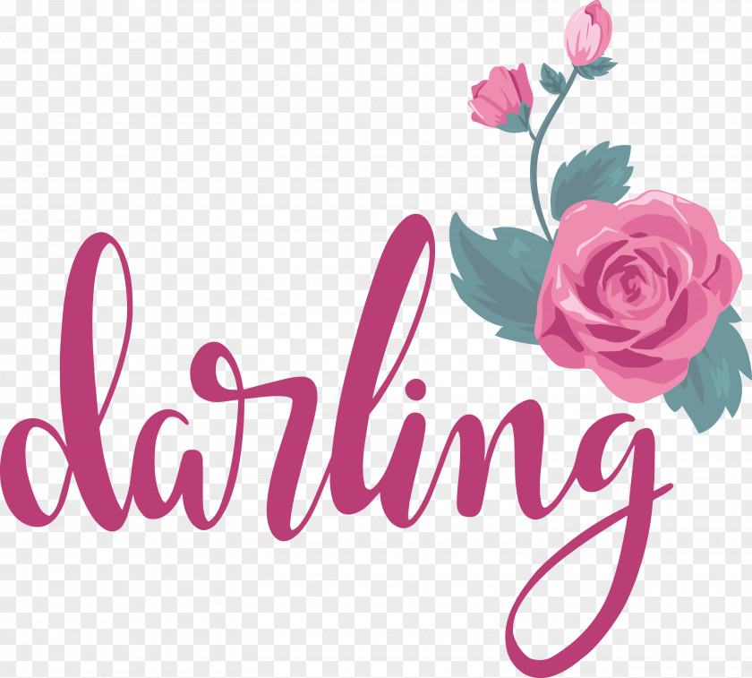 Darling Wedding PNG